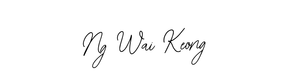 Use a signature maker to create a handwritten signature online. With this signature software, you can design (Bearetta-2O07w) your own signature for name Ng Wai Keong. Ng Wai Keong signature style 12 images and pictures png