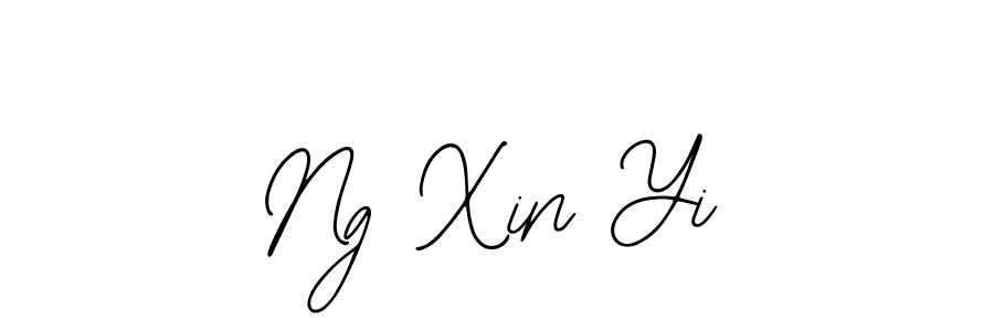 The best way (Bearetta-2O07w) to make a short signature is to pick only two or three words in your name. The name Ng Xin Yi include a total of six letters. For converting this name. Ng Xin Yi signature style 12 images and pictures png