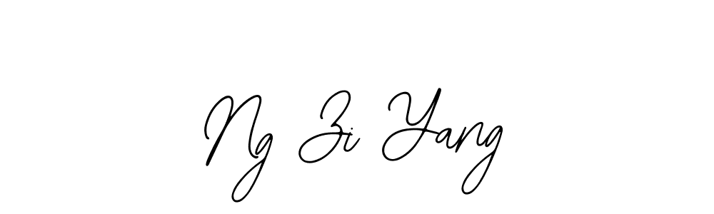 Use a signature maker to create a handwritten signature online. With this signature software, you can design (Bearetta-2O07w) your own signature for name Ng Zi Yang. Ng Zi Yang signature style 12 images and pictures png