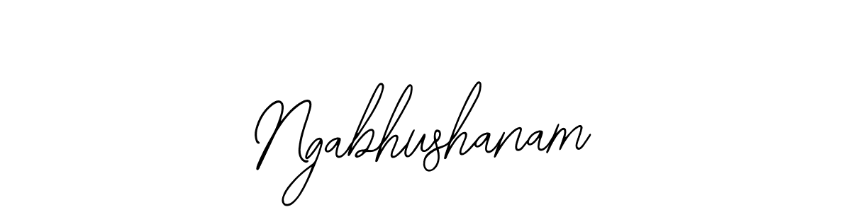 Make a beautiful signature design for name Ngabhushanam. Use this online signature maker to create a handwritten signature for free. Ngabhushanam signature style 12 images and pictures png