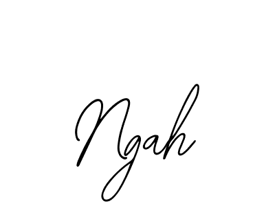 Ngah stylish signature style. Best Handwritten Sign (Bearetta-2O07w) for my name. Handwritten Signature Collection Ideas for my name Ngah. Ngah signature style 12 images and pictures png