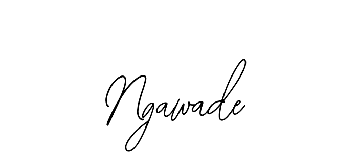 You should practise on your own different ways (Bearetta-2O07w) to write your name (Ngawade) in signature. don't let someone else do it for you. Ngawade signature style 12 images and pictures png
