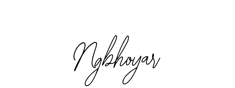 How to Draw Ngbhoyar signature style? Bearetta-2O07w is a latest design signature styles for name Ngbhoyar. Ngbhoyar signature style 12 images and pictures png