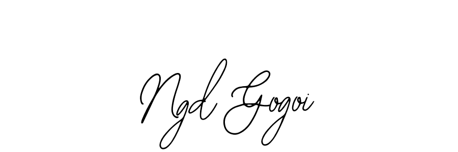 Also we have Ngd Gogoi name is the best signature style. Create professional handwritten signature collection using Bearetta-2O07w autograph style. Ngd Gogoi signature style 12 images and pictures png