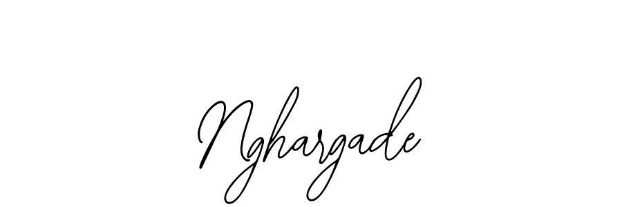 Design your own signature with our free online signature maker. With this signature software, you can create a handwritten (Bearetta-2O07w) signature for name Nghargade. Nghargade signature style 12 images and pictures png