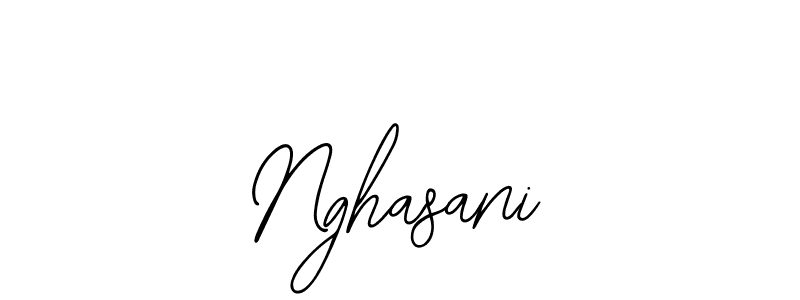 How to make Nghasani name signature. Use Bearetta-2O07w style for creating short signs online. This is the latest handwritten sign. Nghasani signature style 12 images and pictures png