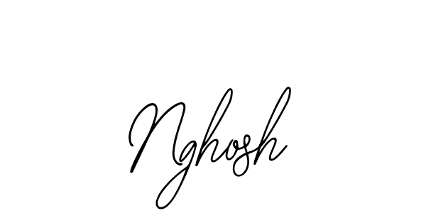 Also You can easily find your signature by using the search form. We will create Nghosh name handwritten signature images for you free of cost using Bearetta-2O07w sign style. Nghosh signature style 12 images and pictures png