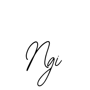 Ngi stylish signature style. Best Handwritten Sign (Bearetta-2O07w) for my name. Handwritten Signature Collection Ideas for my name Ngi. Ngi signature style 12 images and pictures png