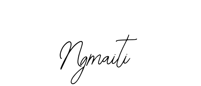 How to make Ngmaiti name signature. Use Bearetta-2O07w style for creating short signs online. This is the latest handwritten sign. Ngmaiti signature style 12 images and pictures png