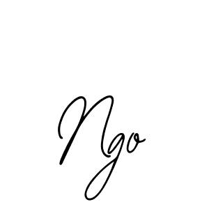 Use a signature maker to create a handwritten signature online. With this signature software, you can design (Bearetta-2O07w) your own signature for name Ngo. Ngo signature style 12 images and pictures png