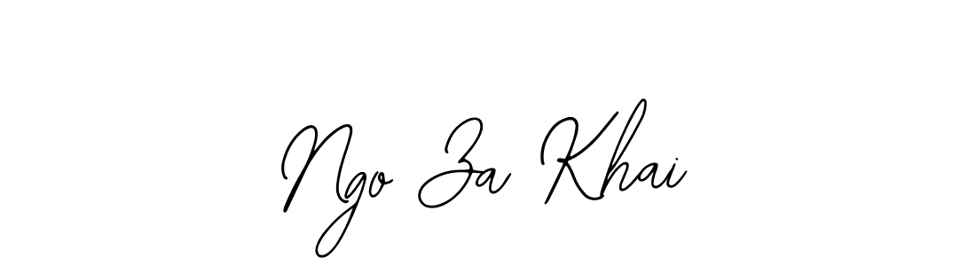 You can use this online signature creator to create a handwritten signature for the name Ngo Za Khai. This is the best online autograph maker. Ngo Za Khai signature style 12 images and pictures png