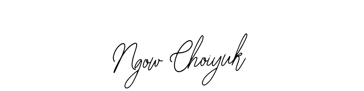 if you are searching for the best signature style for your name Ngow Choiyuk. so please give up your signature search. here we have designed multiple signature styles  using Bearetta-2O07w. Ngow Choiyuk signature style 12 images and pictures png