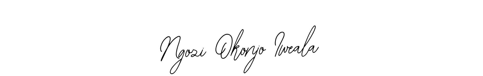 Make a beautiful signature design for name Ngozi Okonjo Iweala. With this signature (Bearetta-2O07w) style, you can create a handwritten signature for free. Ngozi Okonjo Iweala signature style 12 images and pictures png