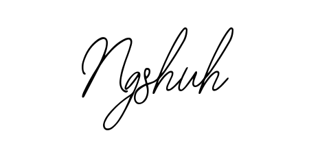 Practice writing Ngshuh with the flow of Bearetta-2O07w lettering. A fantastic source of inspiration for developing your personal signature style. Ngshuh signature style 12 images and pictures png