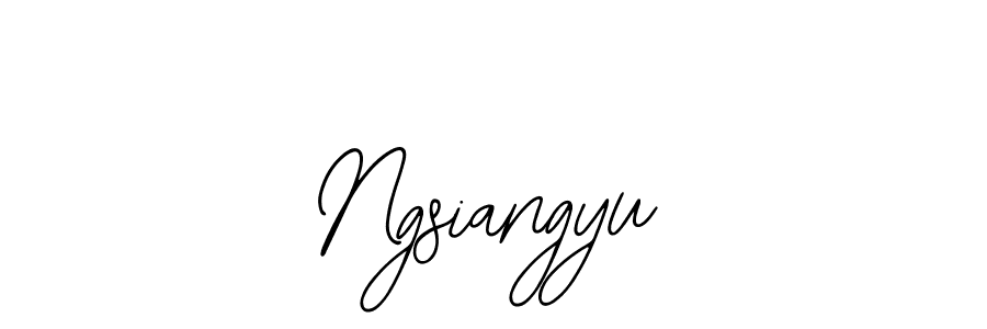 Make a beautiful signature design for name Ngsiangyu. With this signature (Bearetta-2O07w) style, you can create a handwritten signature for free. Ngsiangyu signature style 12 images and pictures png