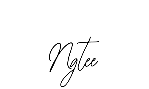 You should practise on your own different ways (Bearetta-2O07w) to write your name (Ngtee) in signature. don't let someone else do it for you. Ngtee signature style 12 images and pictures png