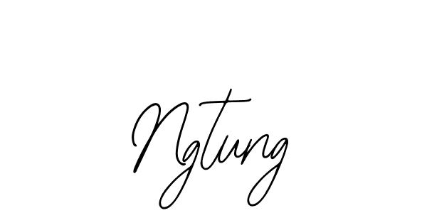 Use a signature maker to create a handwritten signature online. With this signature software, you can design (Bearetta-2O07w) your own signature for name Ngtung. Ngtung signature style 12 images and pictures png