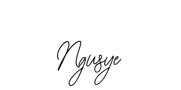 Ngusye stylish signature style. Best Handwritten Sign (Bearetta-2O07w) for my name. Handwritten Signature Collection Ideas for my name Ngusye. Ngusye signature style 12 images and pictures png