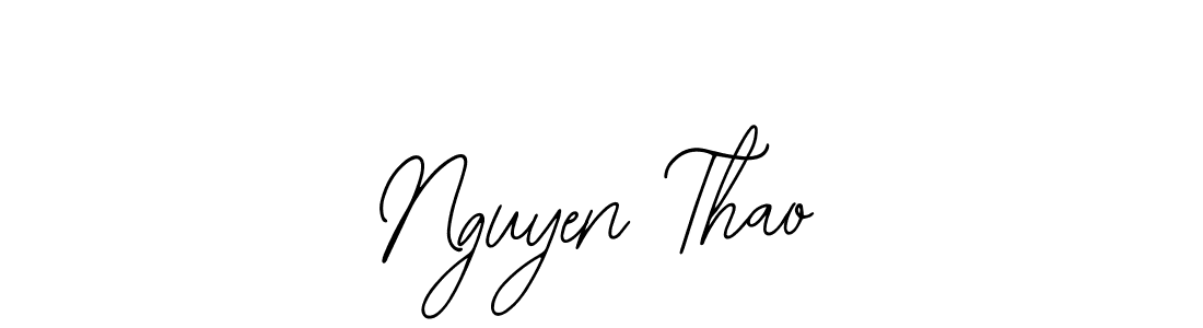 Use a signature maker to create a handwritten signature online. With this signature software, you can design (Bearetta-2O07w) your own signature for name Nguyen Thao. Nguyen Thao signature style 12 images and pictures png