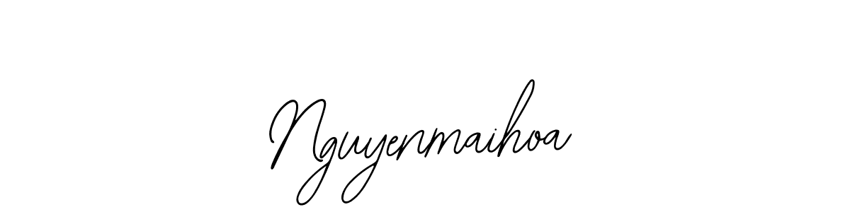 Create a beautiful signature design for name Nguyenmaihoa. With this signature (Bearetta-2O07w) fonts, you can make a handwritten signature for free. Nguyenmaihoa signature style 12 images and pictures png
