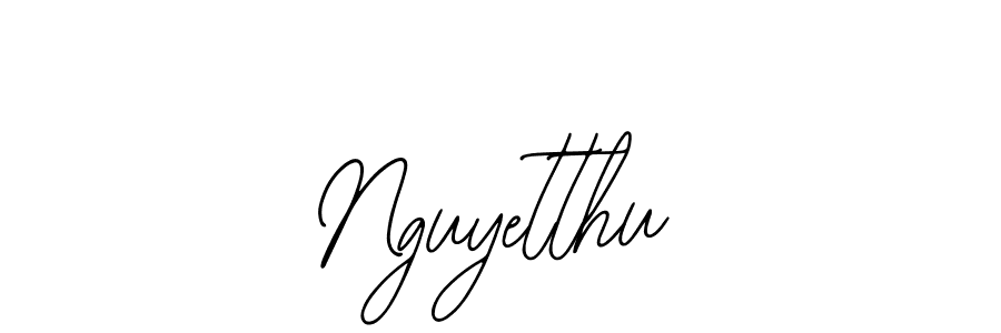 You should practise on your own different ways (Bearetta-2O07w) to write your name (Nguyetthu) in signature. don't let someone else do it for you. Nguyetthu signature style 12 images and pictures png