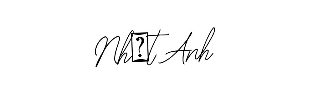 How to make Nhật Anh signature? Bearetta-2O07w is a professional autograph style. Create handwritten signature for Nhật Anh name. Nhật Anh signature style 12 images and pictures png