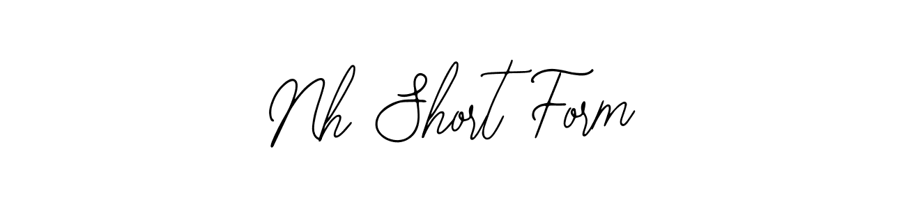 Create a beautiful signature design for name Nh Short Form. With this signature (Bearetta-2O07w) fonts, you can make a handwritten signature for free. Nh Short Form signature style 12 images and pictures png