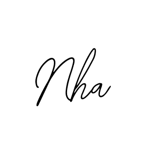 if you are searching for the best signature style for your name Nha. so please give up your signature search. here we have designed multiple signature styles  using Bearetta-2O07w. Nha signature style 12 images and pictures png