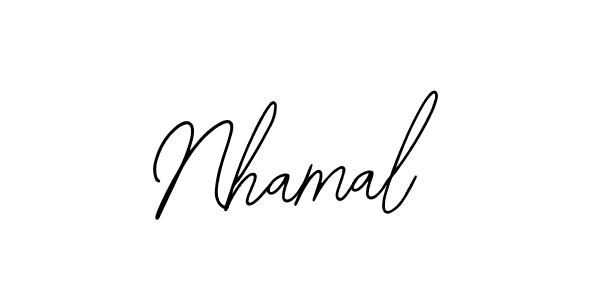Similarly Bearetta-2O07w is the best handwritten signature design. Signature creator online .You can use it as an online autograph creator for name Nhamal. Nhamal signature style 12 images and pictures png