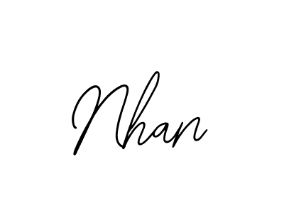 The best way (Bearetta-2O07w) to make a short signature is to pick only two or three words in your name. The name Nhan include a total of six letters. For converting this name. Nhan signature style 12 images and pictures png