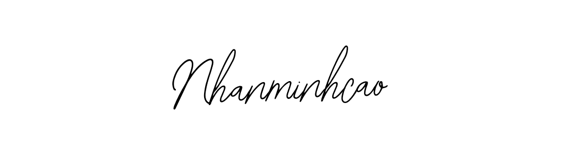 Design your own signature with our free online signature maker. With this signature software, you can create a handwritten (Bearetta-2O07w) signature for name Nhanminhcao. Nhanminhcao signature style 12 images and pictures png