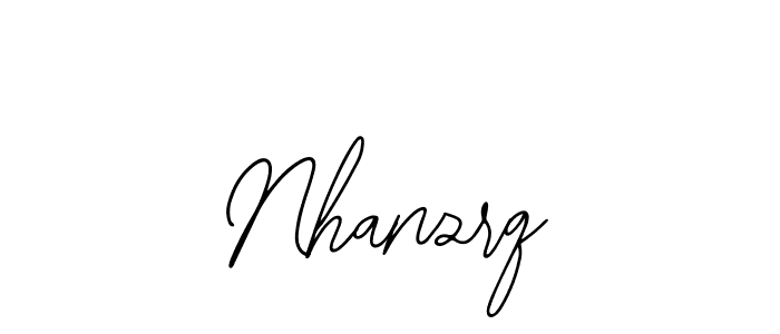 How to make Nhanzrq signature? Bearetta-2O07w is a professional autograph style. Create handwritten signature for Nhanzrq name. Nhanzrq signature style 12 images and pictures png
