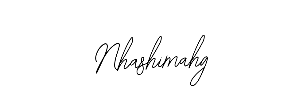 Make a beautiful signature design for name Nhashimahg. With this signature (Bearetta-2O07w) style, you can create a handwritten signature for free. Nhashimahg signature style 12 images and pictures png