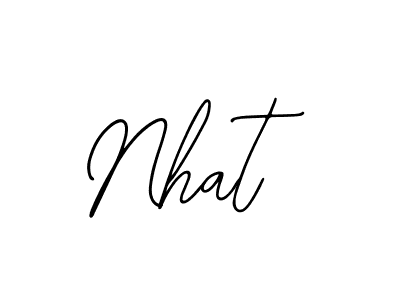 The best way (Bearetta-2O07w) to make a short signature is to pick only two or three words in your name. The name Nhat include a total of six letters. For converting this name. Nhat signature style 12 images and pictures png