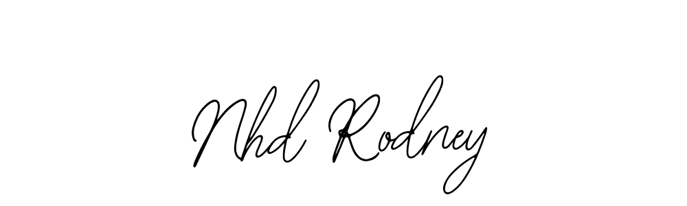 Make a beautiful signature design for name Nhd Rodney. With this signature (Bearetta-2O07w) style, you can create a handwritten signature for free. Nhd Rodney signature style 12 images and pictures png