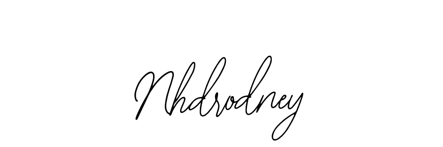 Use a signature maker to create a handwritten signature online. With this signature software, you can design (Bearetta-2O07w) your own signature for name Nhdrodney. Nhdrodney signature style 12 images and pictures png