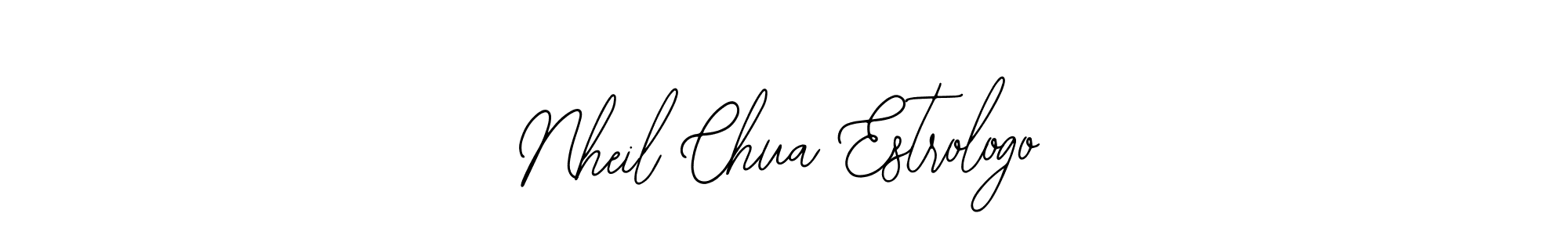 Similarly Bearetta-2O07w is the best handwritten signature design. Signature creator online .You can use it as an online autograph creator for name Nheil Chua Estrologo. Nheil Chua Estrologo signature style 12 images and pictures png