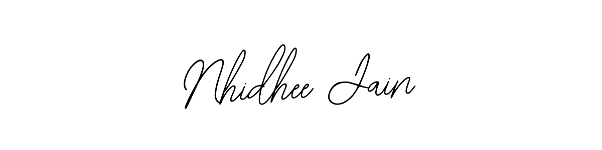 Also we have Nhidhee Jain name is the best signature style. Create professional handwritten signature collection using Bearetta-2O07w autograph style. Nhidhee Jain signature style 12 images and pictures png