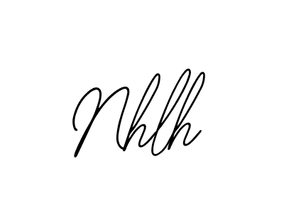 How to make Nhlh name signature. Use Bearetta-2O07w style for creating short signs online. This is the latest handwritten sign. Nhlh signature style 12 images and pictures png