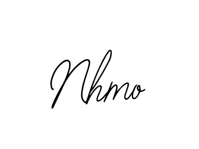 Design your own signature with our free online signature maker. With this signature software, you can create a handwritten (Bearetta-2O07w) signature for name Nhmo. Nhmo signature style 12 images and pictures png