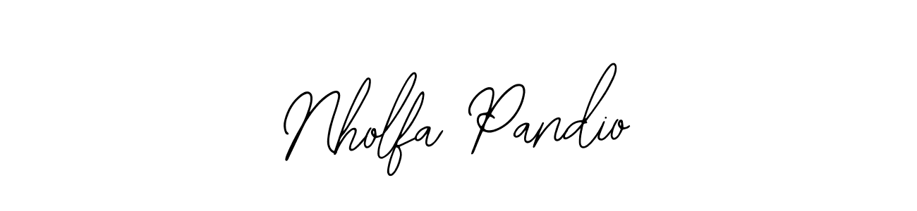 How to Draw Nholfa Pandio signature style? Bearetta-2O07w is a latest design signature styles for name Nholfa Pandio. Nholfa Pandio signature style 12 images and pictures png