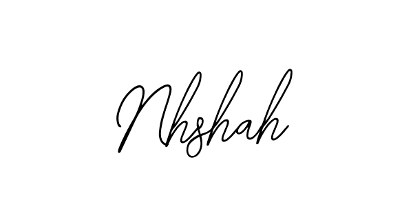 Make a beautiful signature design for name Nhshah. Use this online signature maker to create a handwritten signature for free. Nhshah signature style 12 images and pictures png