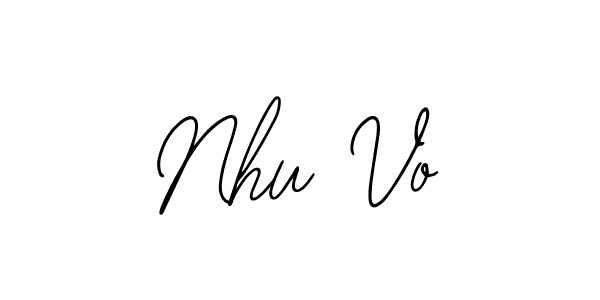 How to make Nhu Vo signature? Bearetta-2O07w is a professional autograph style. Create handwritten signature for Nhu Vo name. Nhu Vo signature style 12 images and pictures png