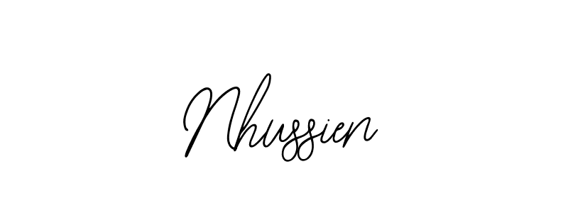Create a beautiful signature design for name Nhussien. With this signature (Bearetta-2O07w) fonts, you can make a handwritten signature for free. Nhussien signature style 12 images and pictures png