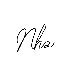 if you are searching for the best signature style for your name Nhz. so please give up your signature search. here we have designed multiple signature styles  using Bearetta-2O07w. Nhz signature style 12 images and pictures png