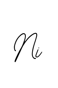 Create a beautiful signature design for name Ni. With this signature (Bearetta-2O07w) fonts, you can make a handwritten signature for free. Ni signature style 12 images and pictures png
