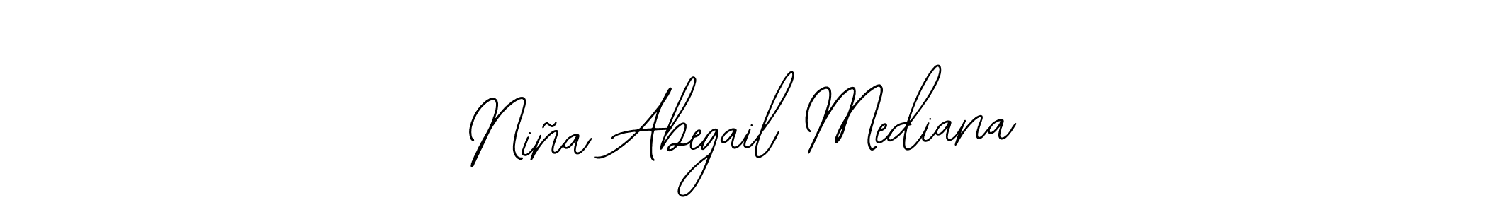 Design your own signature with our free online signature maker. With this signature software, you can create a handwritten (Bearetta-2O07w) signature for name Niña Abegail Mediana. Niña Abegail Mediana signature style 12 images and pictures png