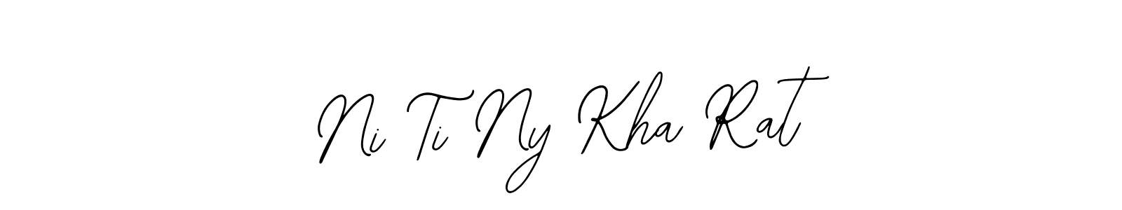 Best and Professional Signature Style for Ni Ti Ny Kha Rat. Bearetta-2O07w Best Signature Style Collection. Ni Ti Ny Kha Rat signature style 12 images and pictures png