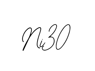 Design your own signature with our free online signature maker. With this signature software, you can create a handwritten (Bearetta-2O07w) signature for name Ni30. Ni30 signature style 12 images and pictures png