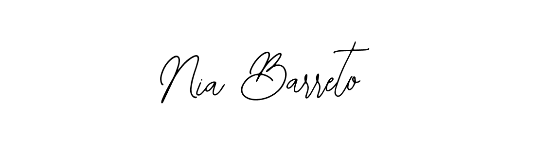 How to make Nia Barreto signature? Bearetta-2O07w is a professional autograph style. Create handwritten signature for Nia Barreto name. Nia Barreto signature style 12 images and pictures png